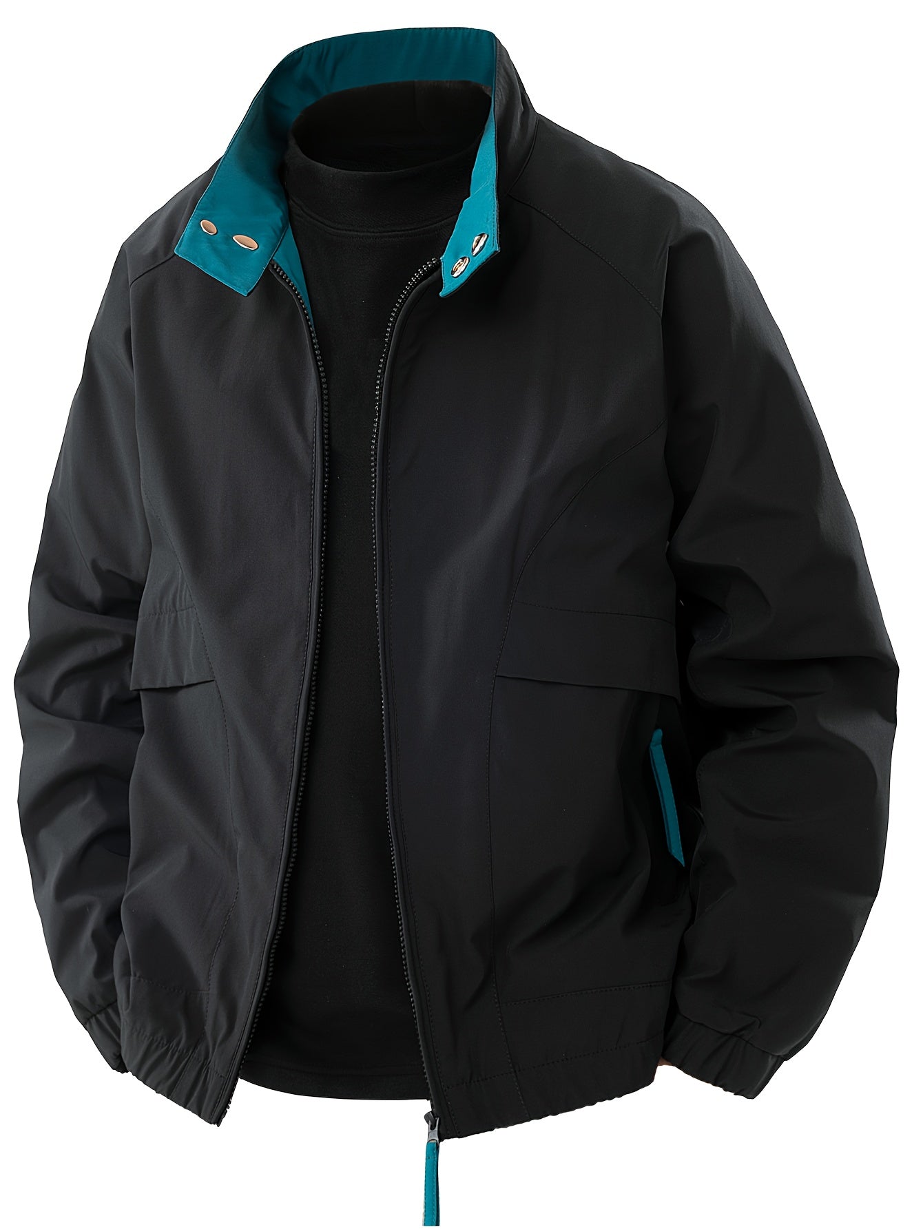 Herren - Lässige Windbreaker-Jacke - Leicht und Vielseitig für Outdoor-Abenteuer - Wetterfest und Stylisch