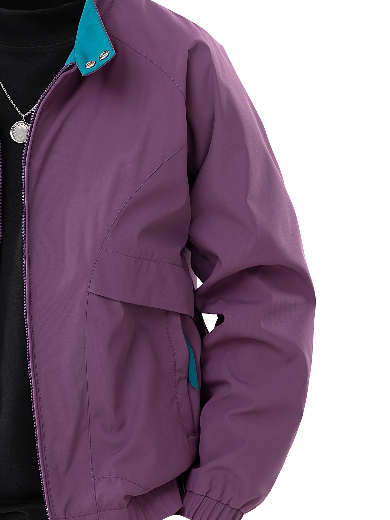 Herren - Lässige Windbreaker-Jacke - Leicht und Vielseitig für Outdoor-Abenteuer - Wetterfest und Stylisch