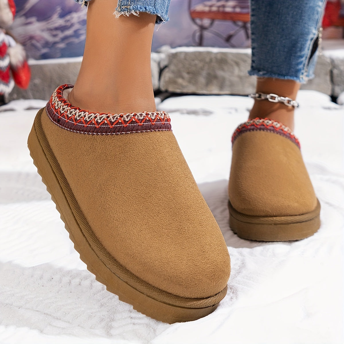Anne | Plüsch-Winterstiefel