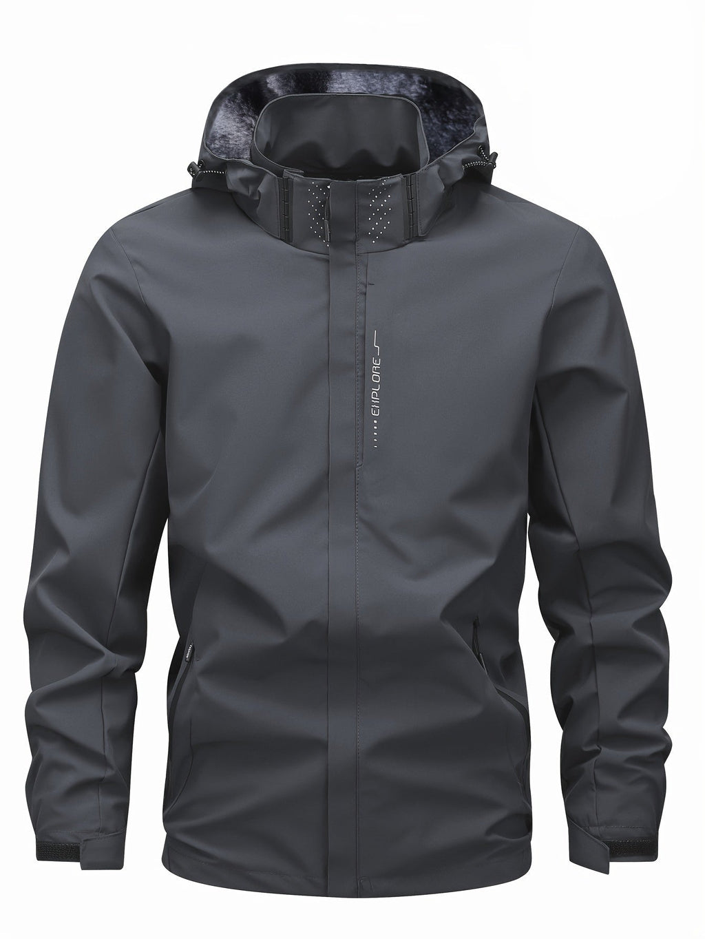 Herren - Wasserdichte Thermo-Winterjacke -  Polyester - Winddicht & Fleece gefüttert für Outdoor-Abenteuer