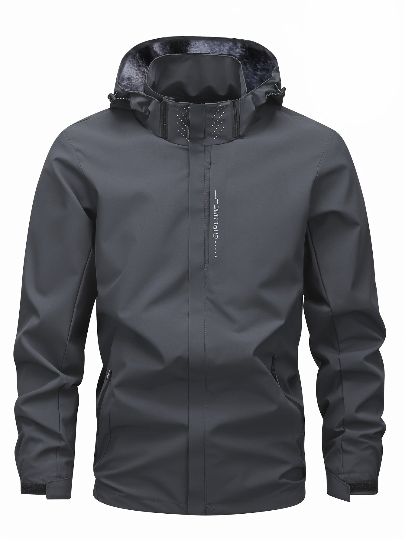 Herren - Wasserdichte Thermo-Winterjacke -  Polyester - Winddicht & Fleece gefüttert für Outdoor-Abenteuer