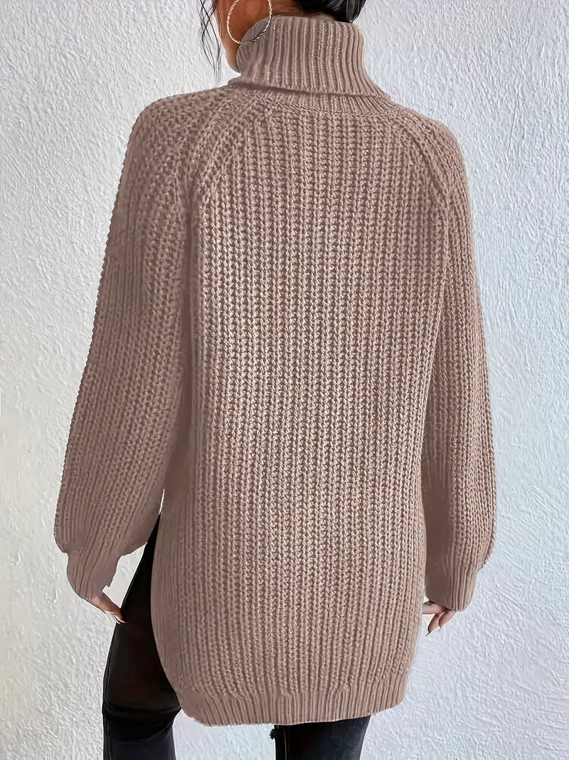 Damen - Rollkragenpullover - Weichem Strick - Stylisch und gemütlich für jeden Anlass