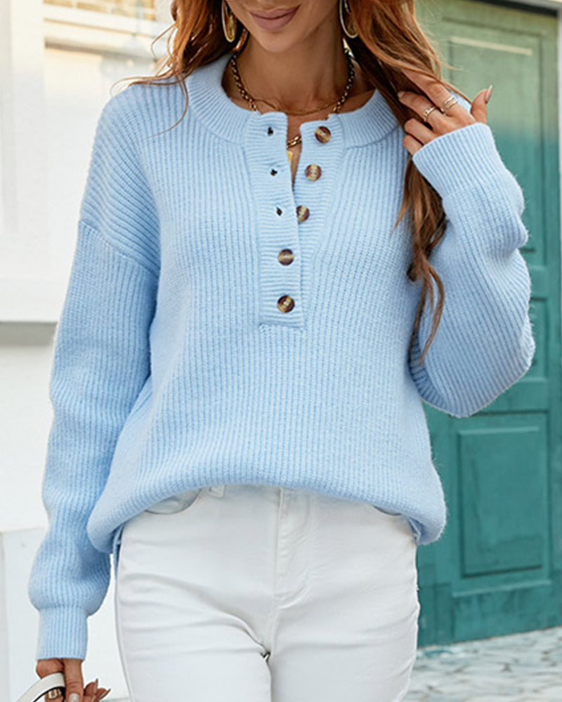 Benthe | Tough-Pullover mit Rundhalsausschnitt