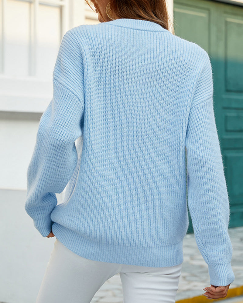 Benthe | Tough-Pullover mit Rundhalsausschnitt