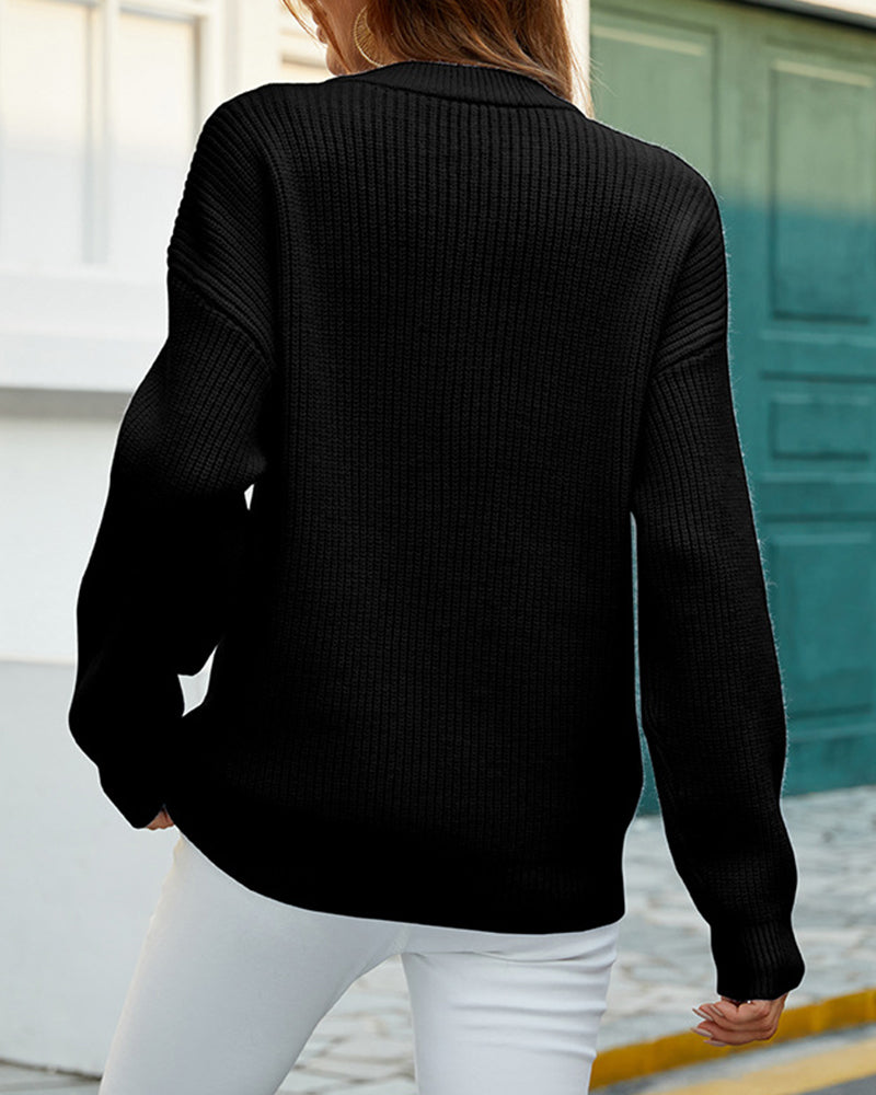 Benthe | Tough-Pullover mit Rundhalsausschnitt