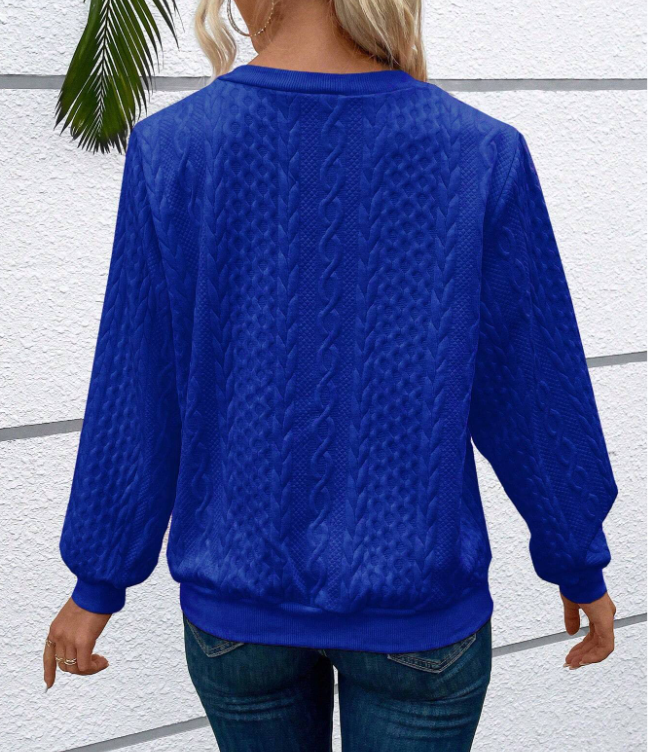 Damen - Pullover mit Reißverschluss - Kuscheliger Strickstoff - Must-Have für stylisches Layering