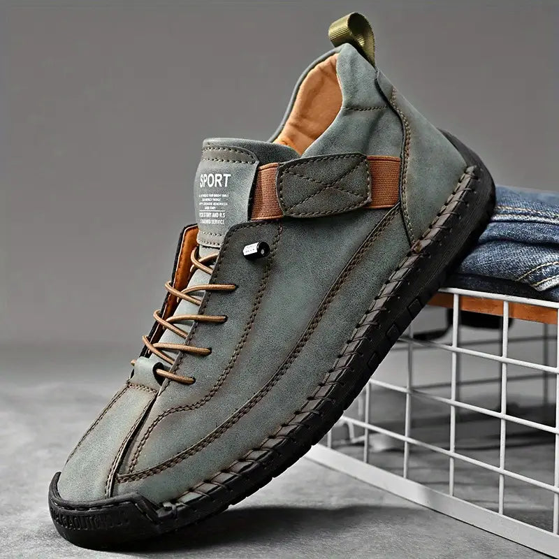Herren - Bequeme Sneakers - Leder - Stylische, haltbare und unterstützende Schuhe für jeden Anlass