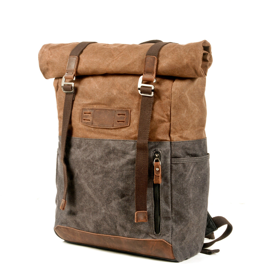 Herren - Tagesrucksack aus Segeltuch - Robustes, vielseitiges Design für Abenteuer und Alltag