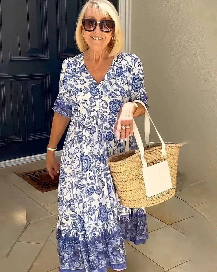Fleur™ Boho Maxi-Kleid