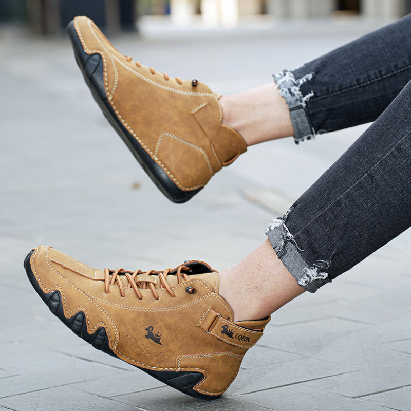 Decks | Ultra-bequemer, rutschfester Barfußschuh aus echtem Leder (Unisex)