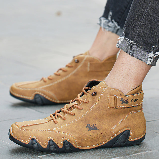 Decks | Ultra-bequemer, rutschfester Barfußschuh aus echtem Leder (Unisex)