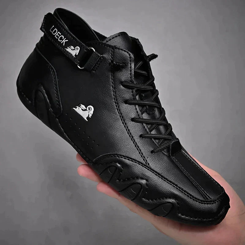 Decks | Ultra-bequemer, rutschfester Barfußschuh aus echtem Leder (Unisex)