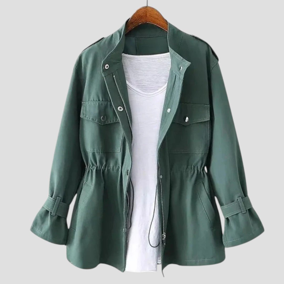 Damen - Jacke mit Cinch - Strapazierfähiges Gewebe -  Vielseitige und stilvolle Oberbekleidung für jedes Wetter