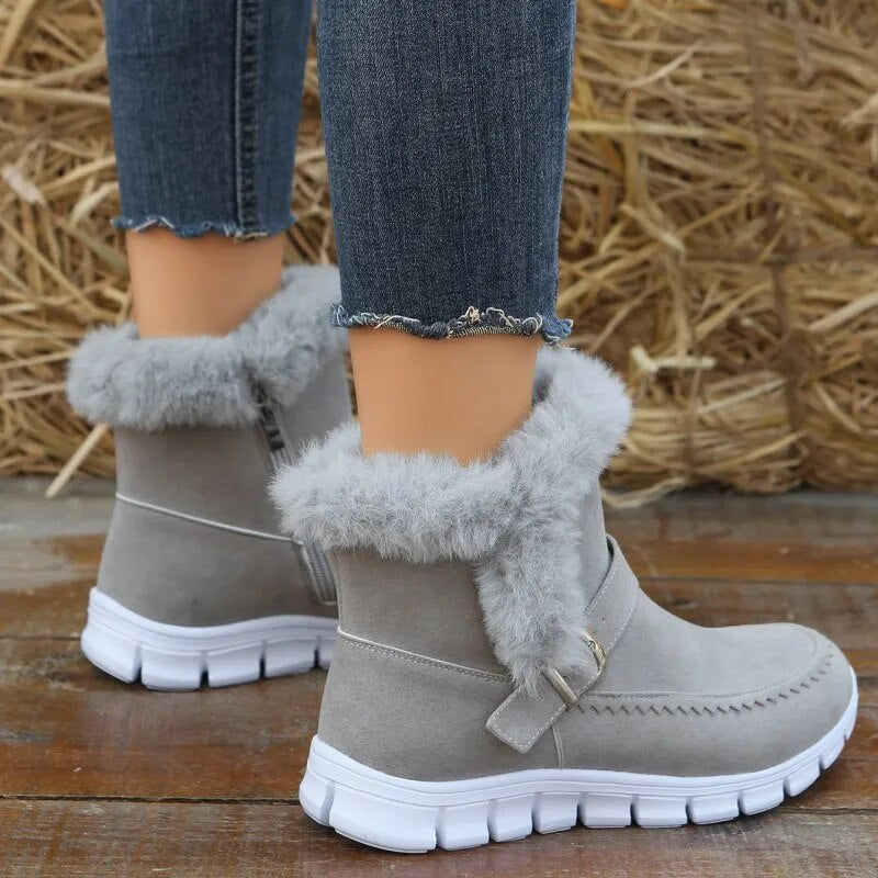 Bridget™ |  warmen Plüsch-Schneestiefel