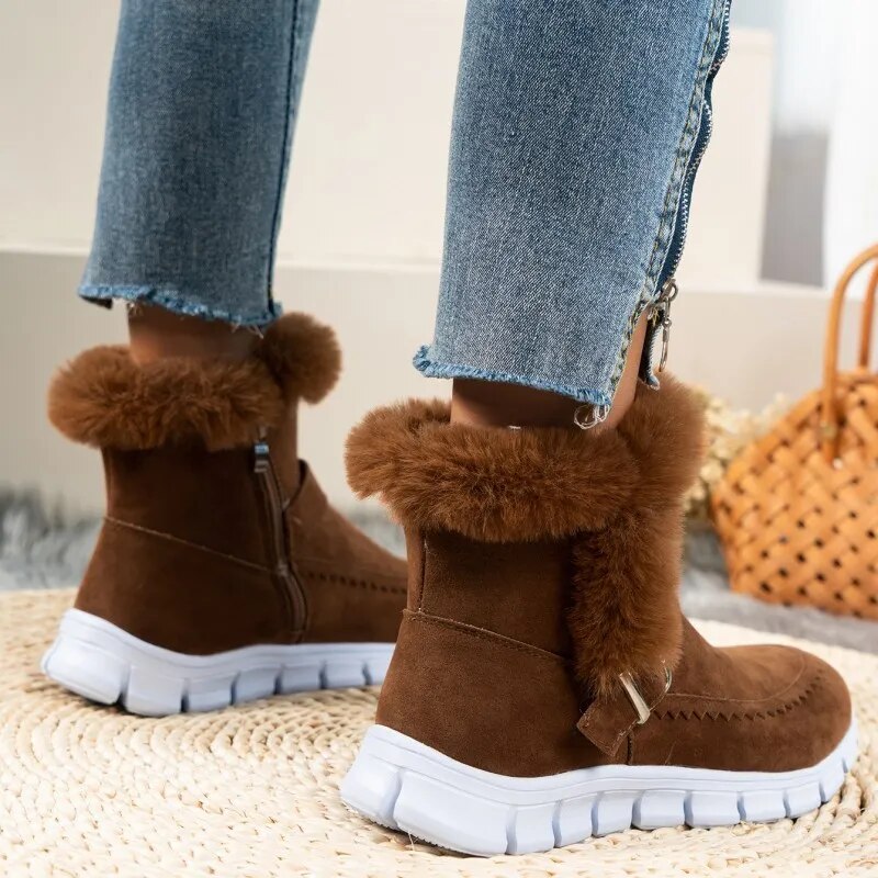 Bridget™ |  warmen Plüsch-Schneestiefel