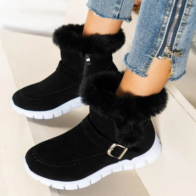 Bridget™ |  warmen Plüsch-Schneestiefel