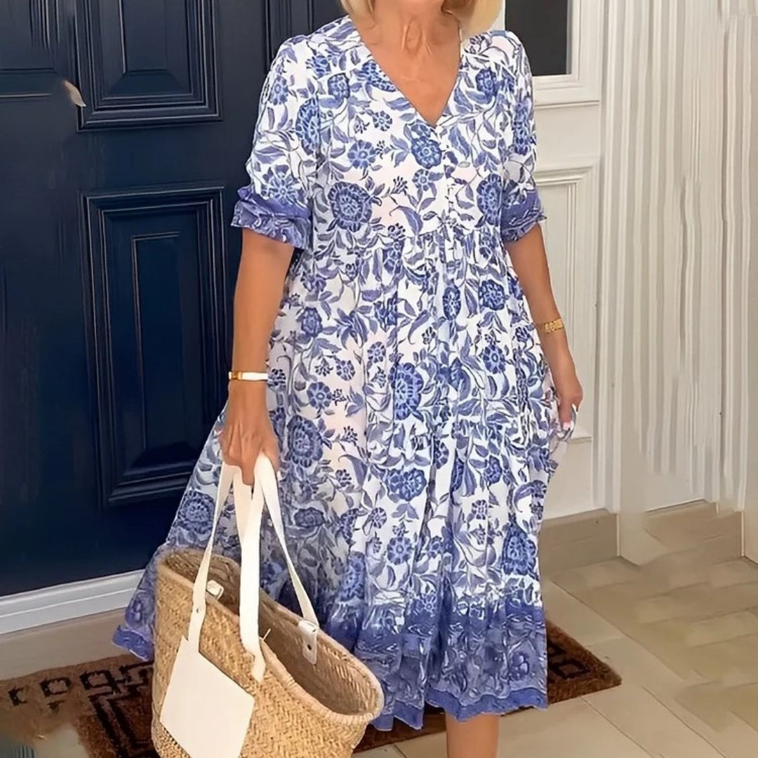 Fleur™ Boho Maxi-Kleid