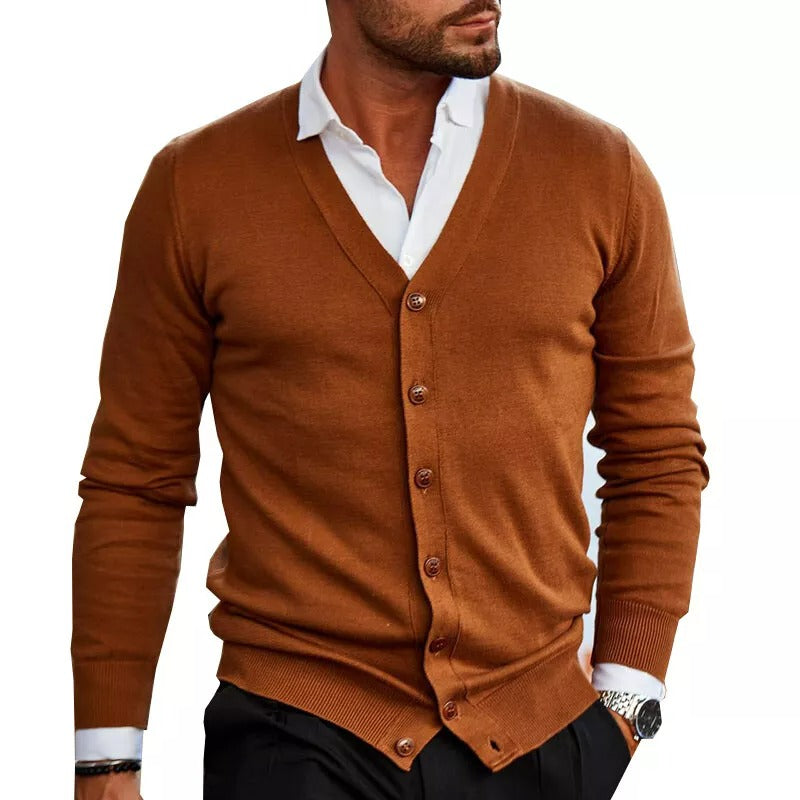 Herren - Elegante Strickjacke - Weichem Material - Gemütlicher Stil und schicker Komfort