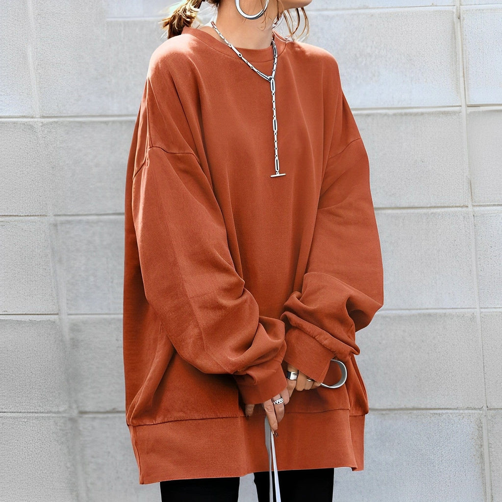 Damen - Gemütlicher Übergrößen Pullover - Weicher Strick - Ultimativen Komfort - Ideal zum Überziehen