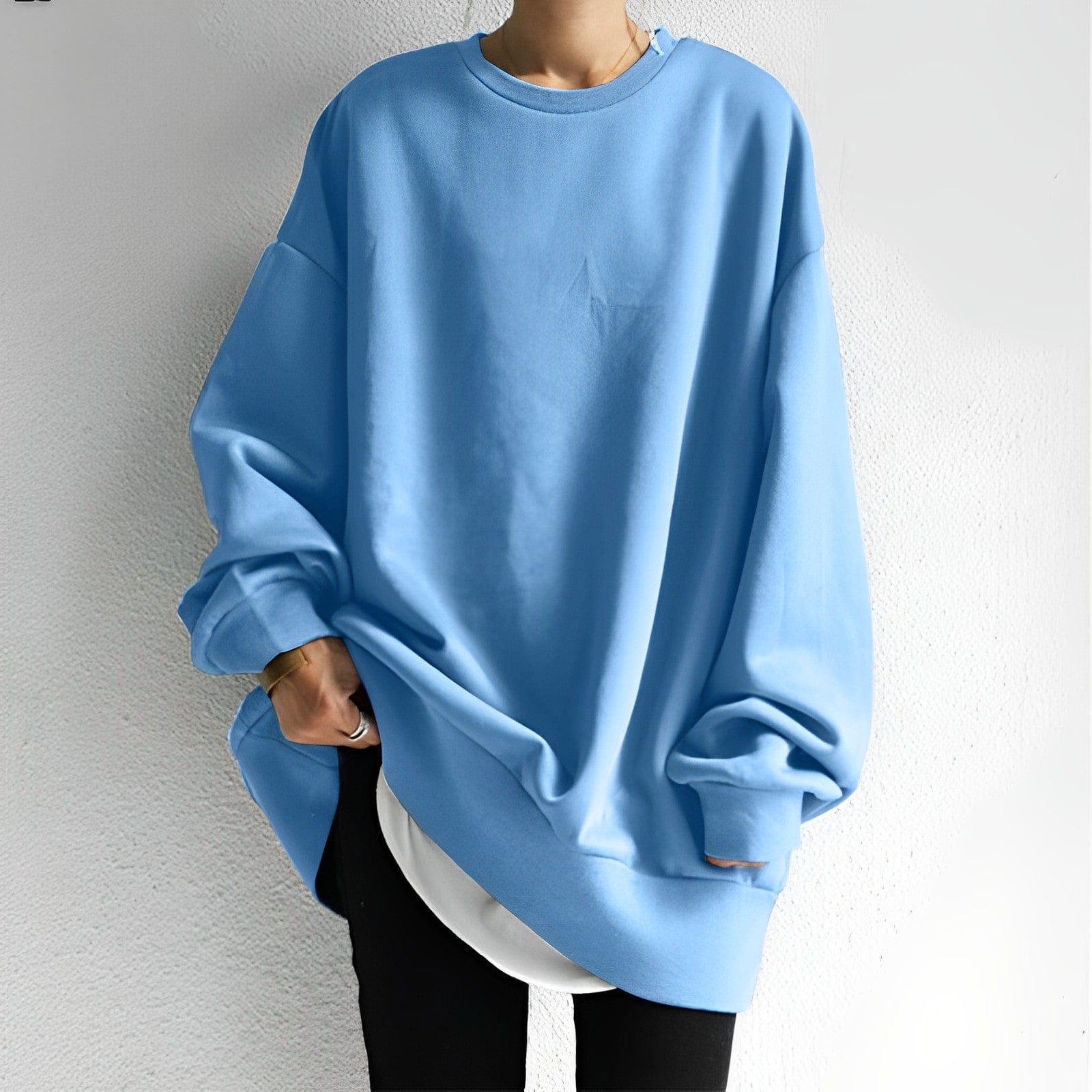 Damen - Gemütlicher Übergrößen Pullover - Weicher Strick - Ultimativen Komfort - Ideal zum Überziehen