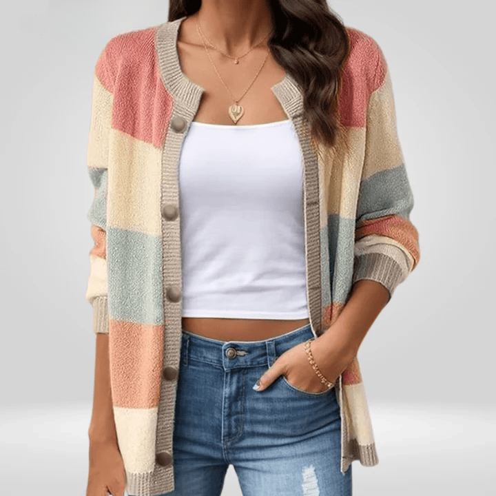 Damen - Weiche Strickjacke - Atmungsaktiven Materialien Stylisch & bequem - Ideal zum Überziehen für jeden Anlass