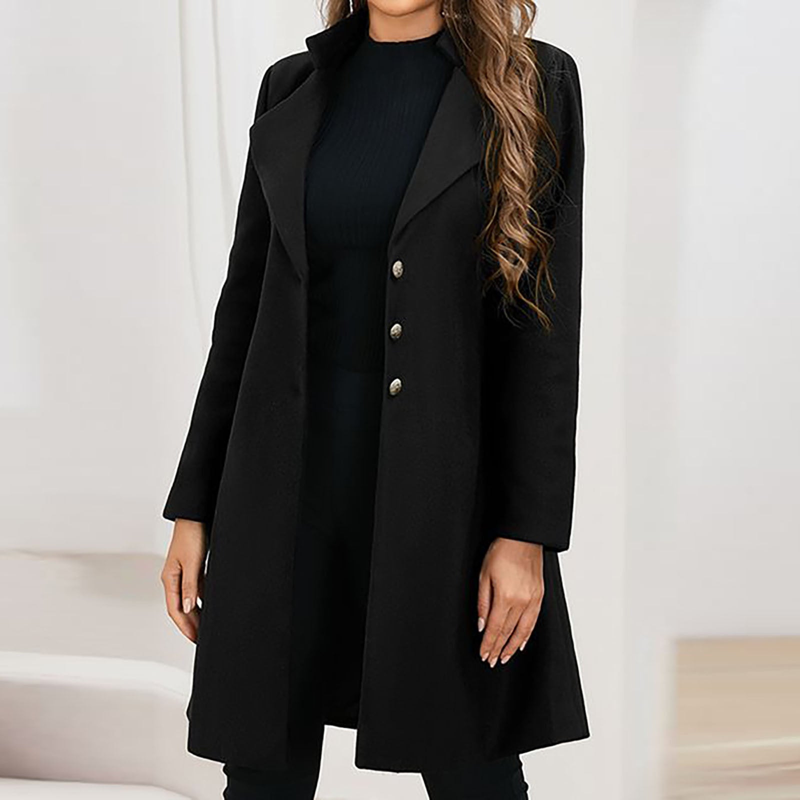 Damen - Prestige Mantel - Elegantes Design - Hochwertigem Material - Stilvoller Look für jede Gelegenheit