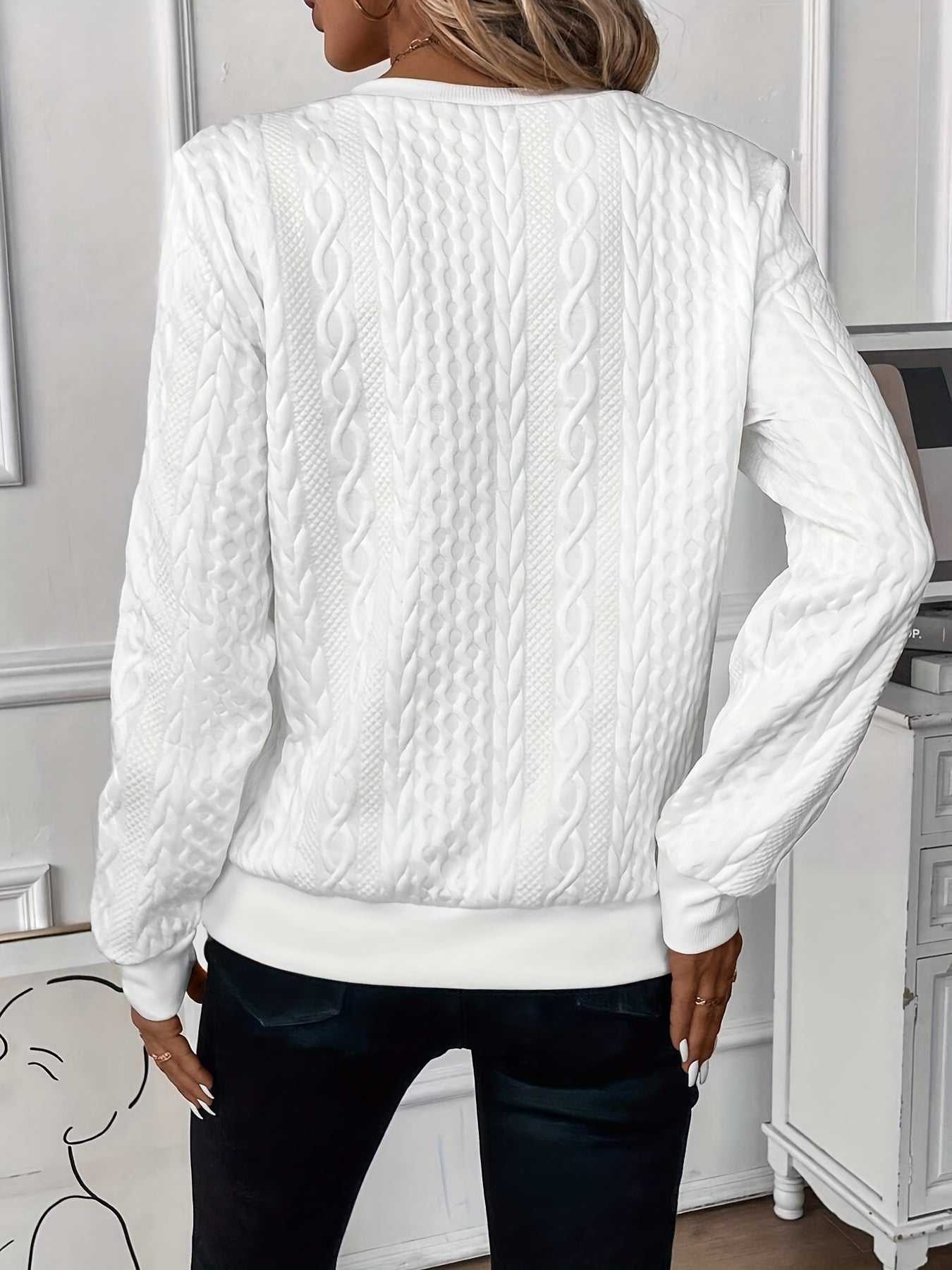 Damen - Pullover mit Reißverschluss - Kuscheliger Strickstoff - Must-Have für stylisches Layering