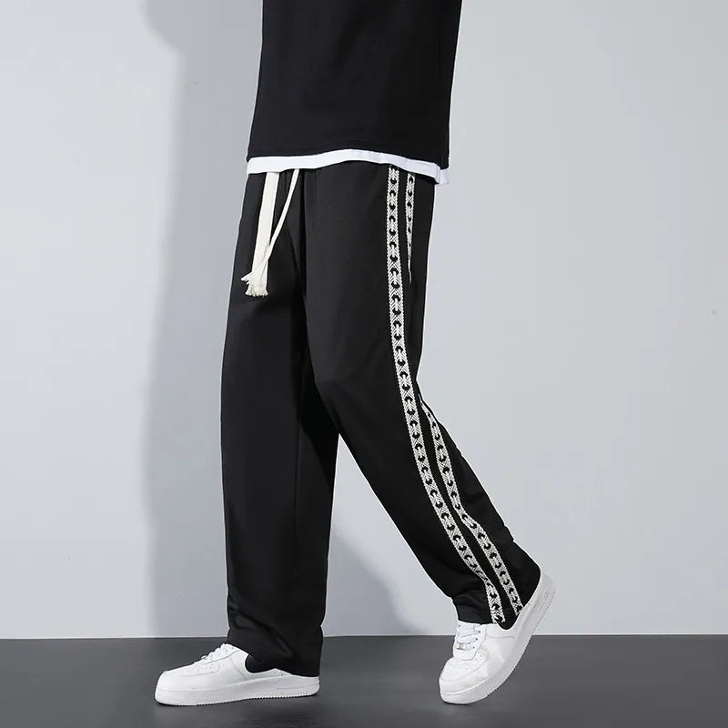 Stilvolle und bequeme gestreifte Herrenhose mit lässiger Eleganz | Kyan