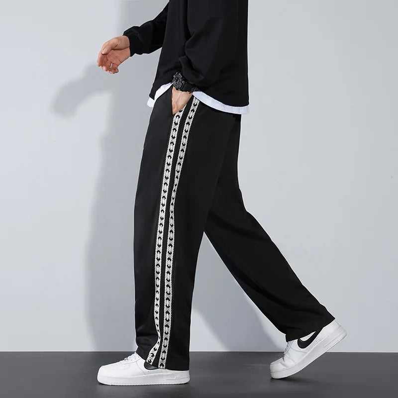 Stilvolle und bequeme gestreifte Herrenhose mit lässiger Eleganz | Kyan