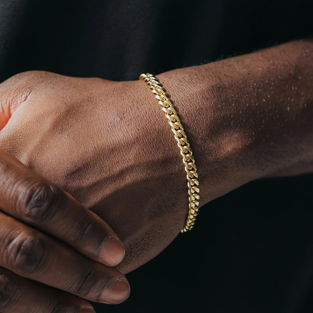 Herrenarmband | Gliederkette Design | Hiphop & Unplated | Edelstahl