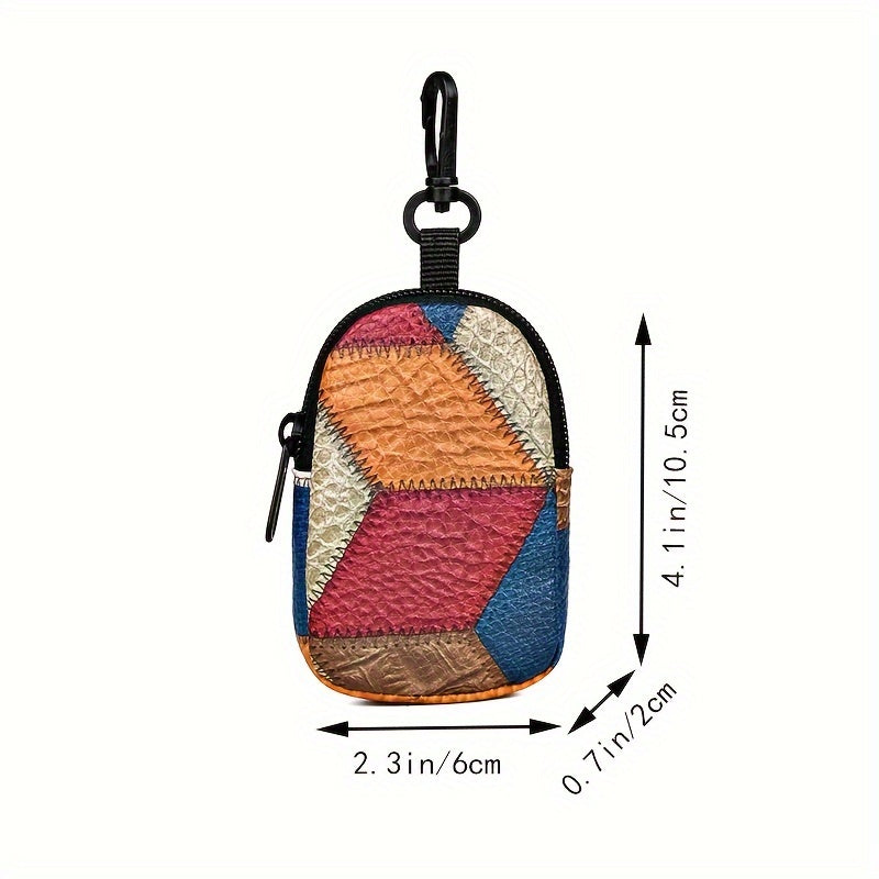 Herren-Kreuztasche | Lässiges Sling-Design mit Quaste | Kompakt & verstellbar | PU-Leder