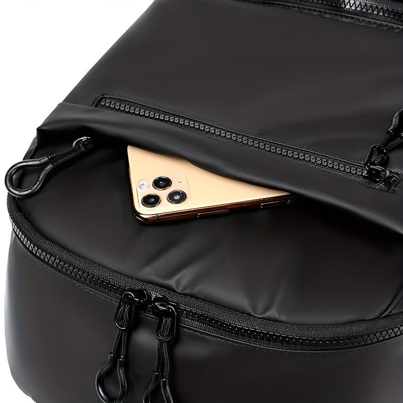 Herrenrucksack | 14-Zoll-Laptop & Softshell-Design | Lässig & TSA-konform | PU & Polyester