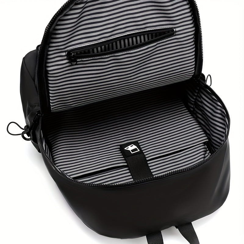 Herrenrucksack | 14-Zoll-Laptop & Softshell-Design | Lässig & TSA-konform | PU & Polyester