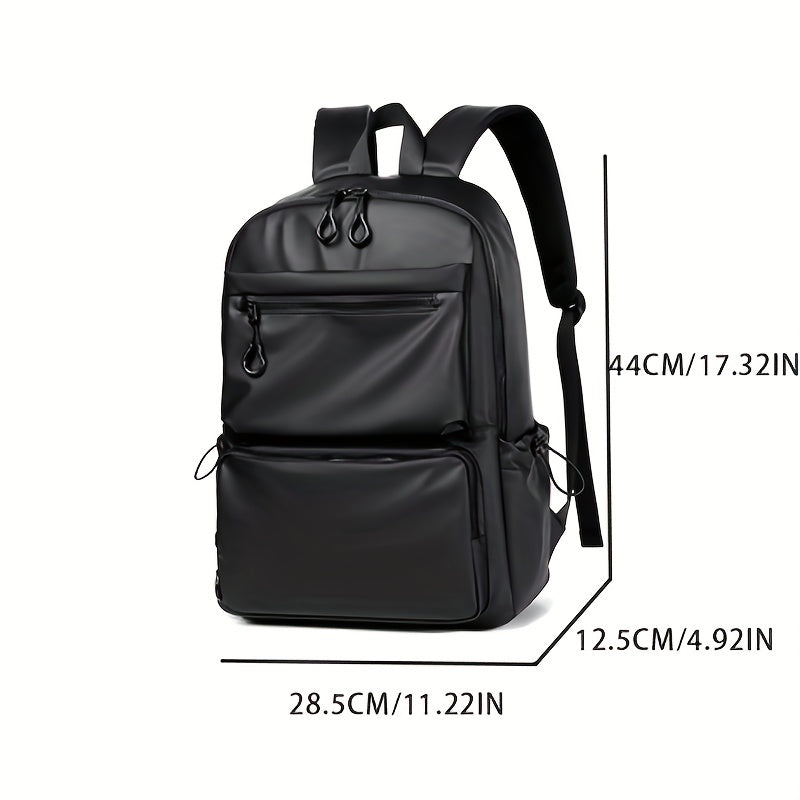 Herrenrucksack | 14-Zoll-Laptop & Softshell-Design | Lässig & TSA-konform | PU & Polyester