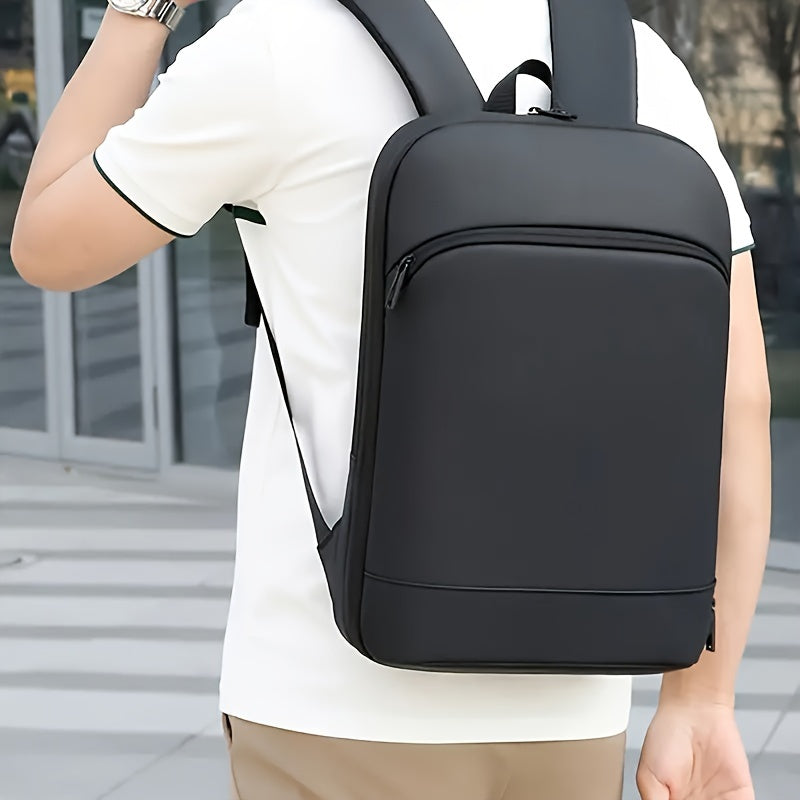 Herrenrucksack | erweiterbar & leicht | mehrere Taschen & Laptop-Fach | Kunstleder
