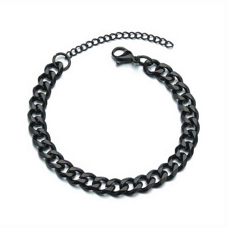 Herrenarmband | Cuban Link | Vergoldeter Edelstahl | Hip Hop Style