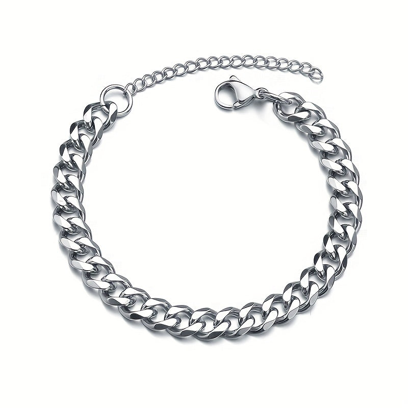 Herrenarmband | Cuban Link | Vergoldeter Edelstahl | Hip Hop Style