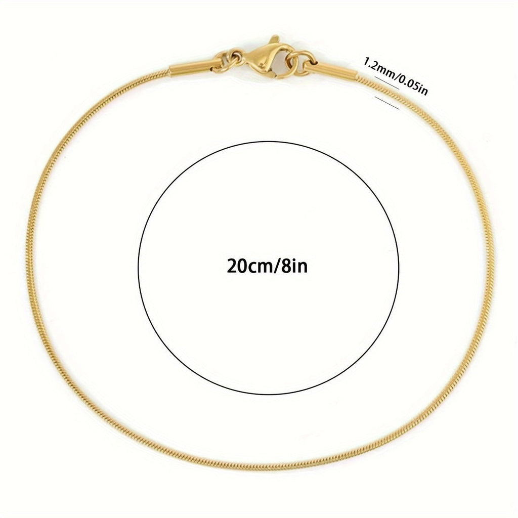 Herrenarmband | Ketten-Design | Edelstahl | Minimalistisch & Hip Hop Style