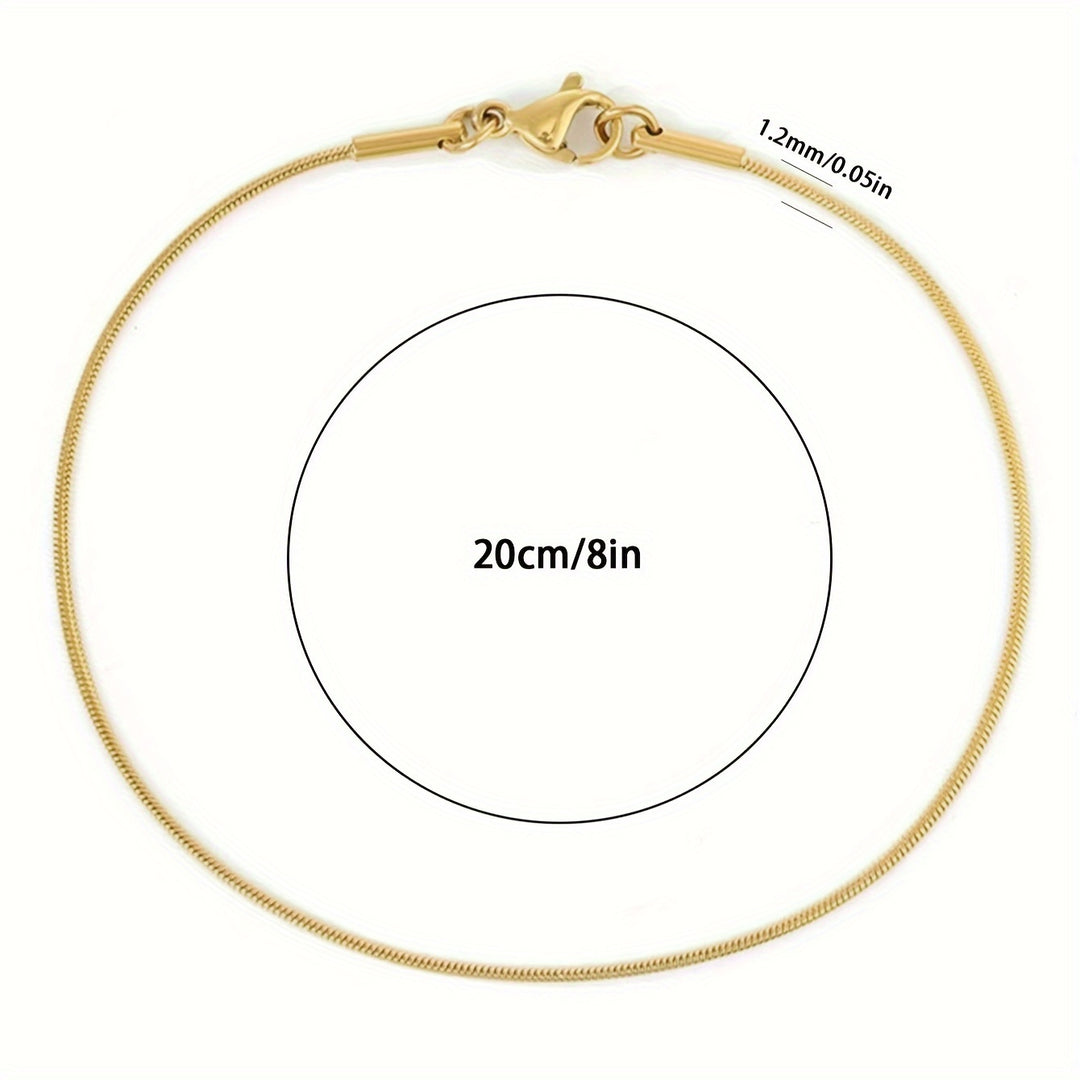 Herrenarmband | Ketten-Design | Edelstahl | Minimalistisch & Hip Hop Style
