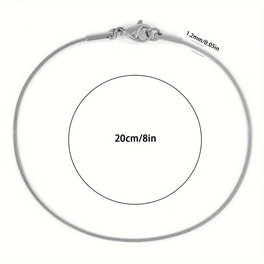 Herrenarmband | Ketten-Design | Edelstahl | Minimalistisch & Hip Hop Style