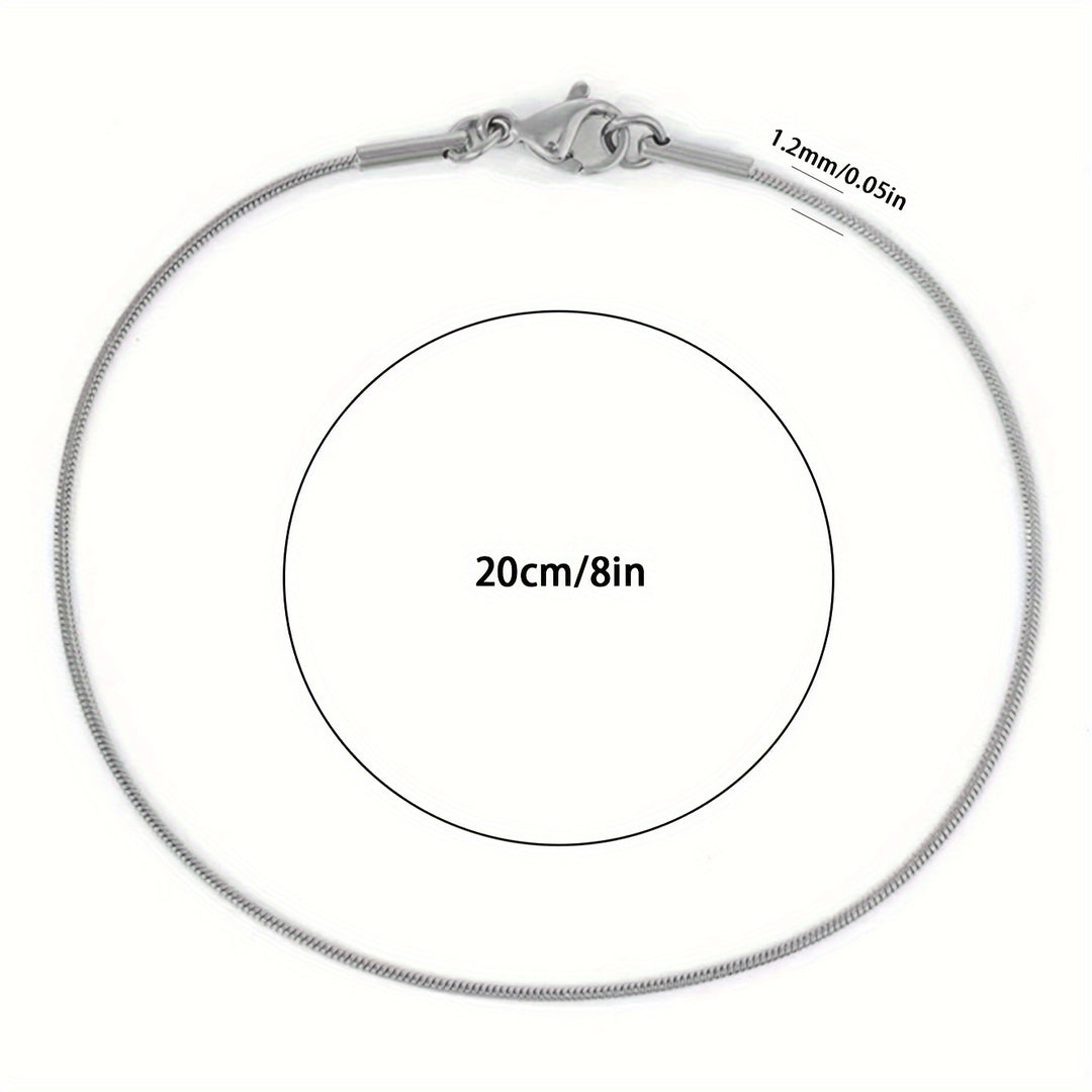 Herrenarmband | Ketten-Design | Edelstahl | Minimalistisch & Hip Hop Style