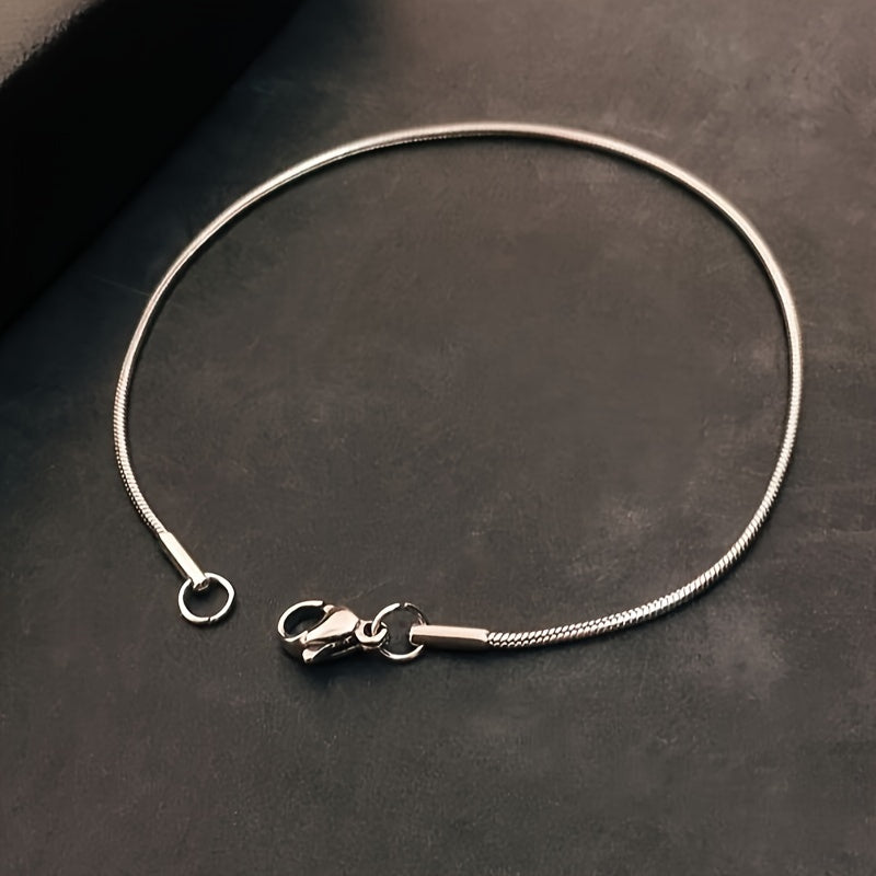 Herrenarmband | Ketten-Design | Edelstahl | Minimalistisch & Hip Hop Style