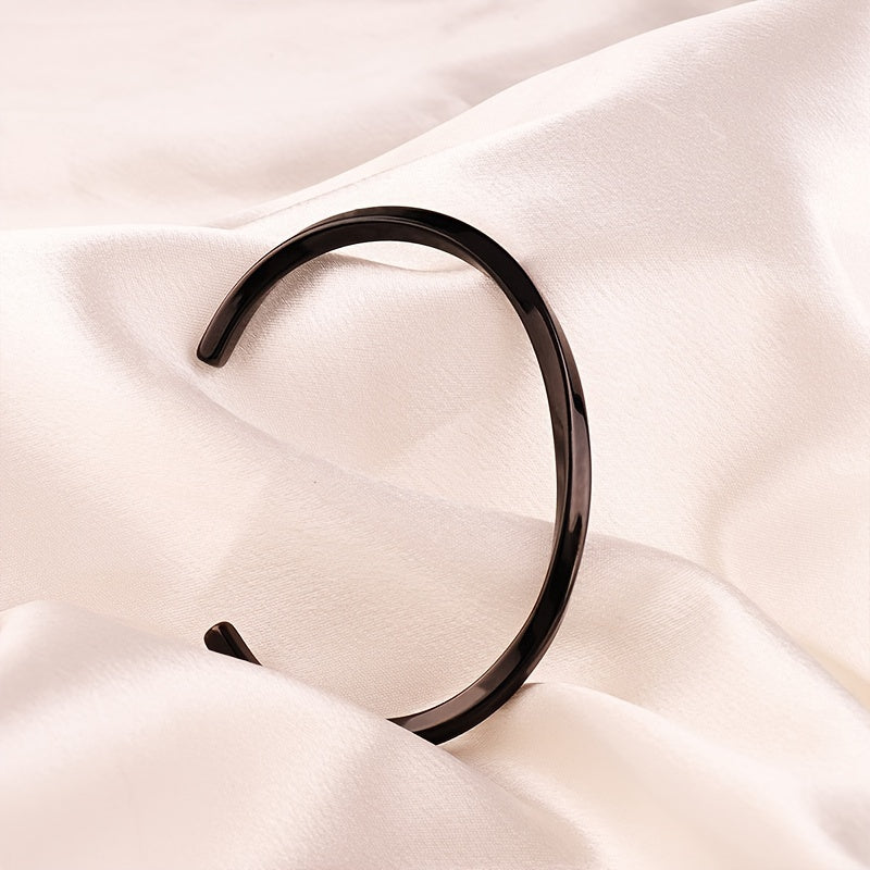 Herren Manschettenarmband | Minimalistisches Design | Edelstahl | Tägliches Accessoire