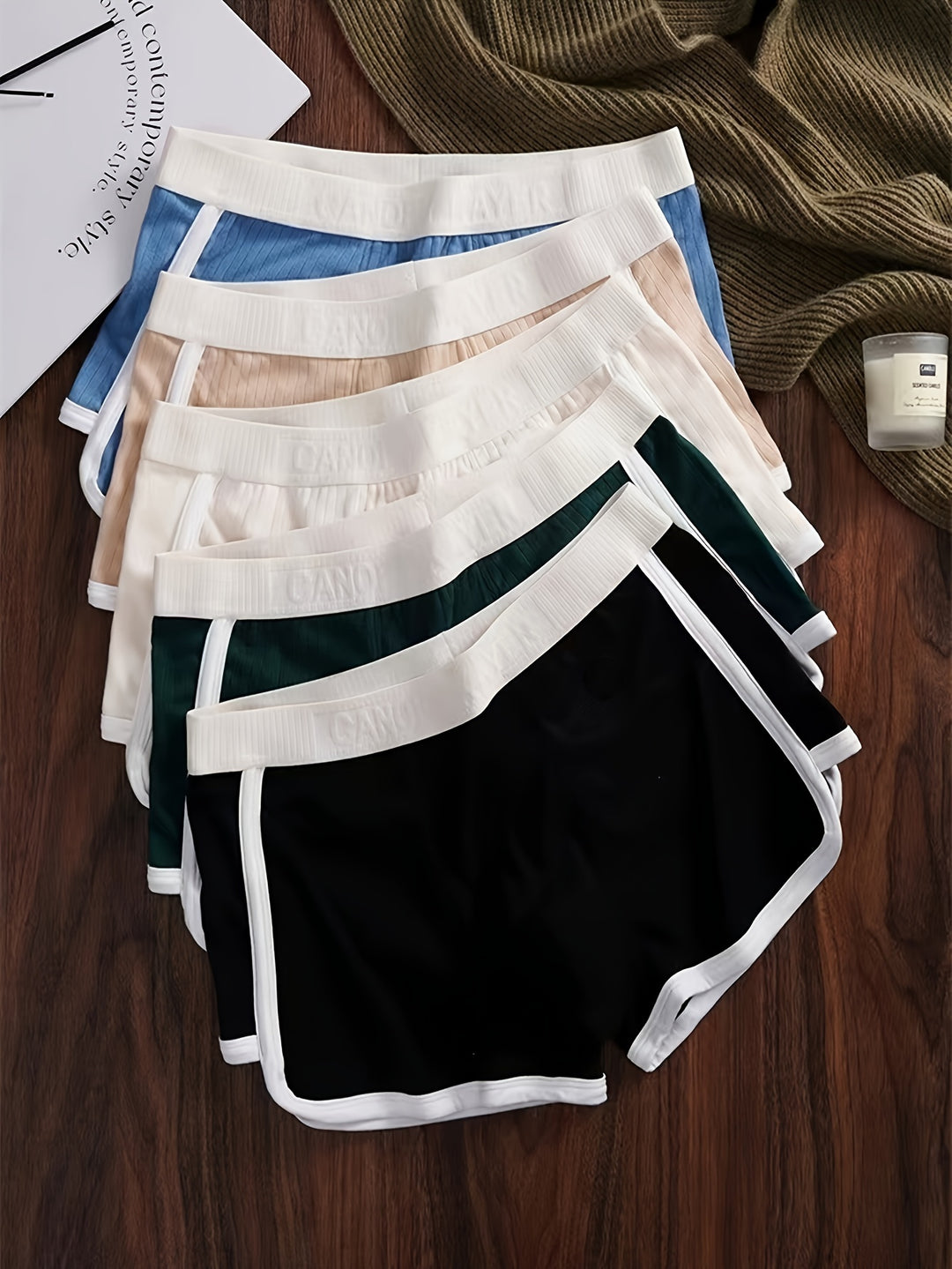 Herren Boxershorts | 3er Set | Atmungsaktiv & schnelltrocknend | Polyester mit Stretch | Unifarben