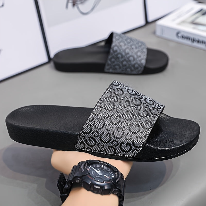 Hausschuhe für Männer | Rutschfeste und strapazierfähige EVA-Sohle | Offene Zehen zum Hineinschlüpfen | Cloud Print Casual Sandals