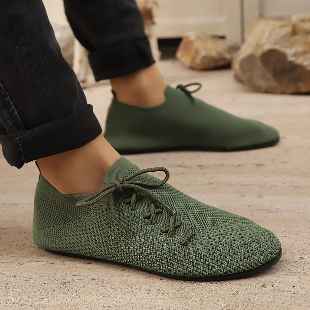 Loafers für Herren | Obermaterial aus Stoff & Schnürung | Lässige Hausschuhe | Für alle Jahreszeiten