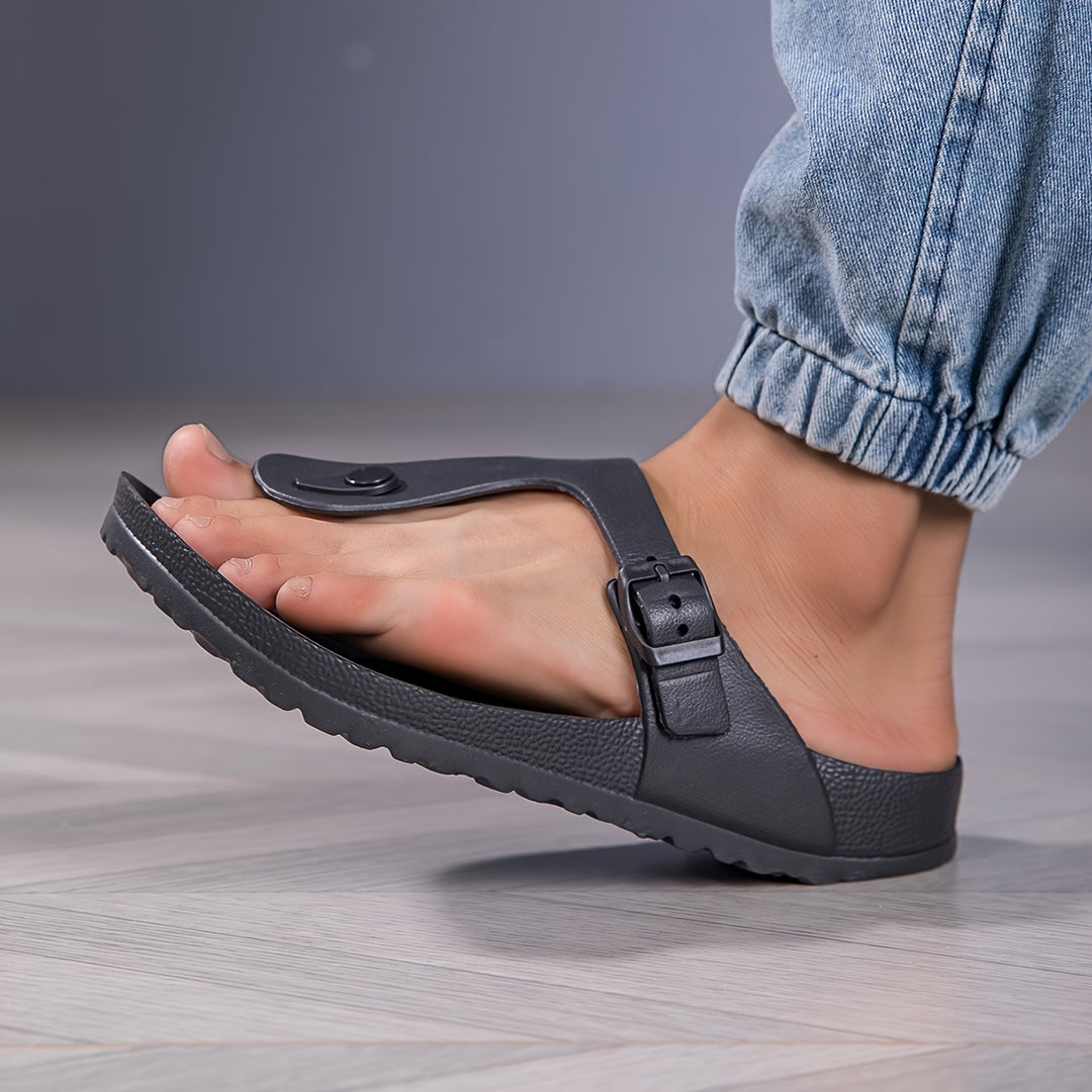 Herren-Sport-Sandalen | Doppelte verstellbare Schnallenriemen | Offene Zehe | Für Strand & Outdoor-Aktivitäten