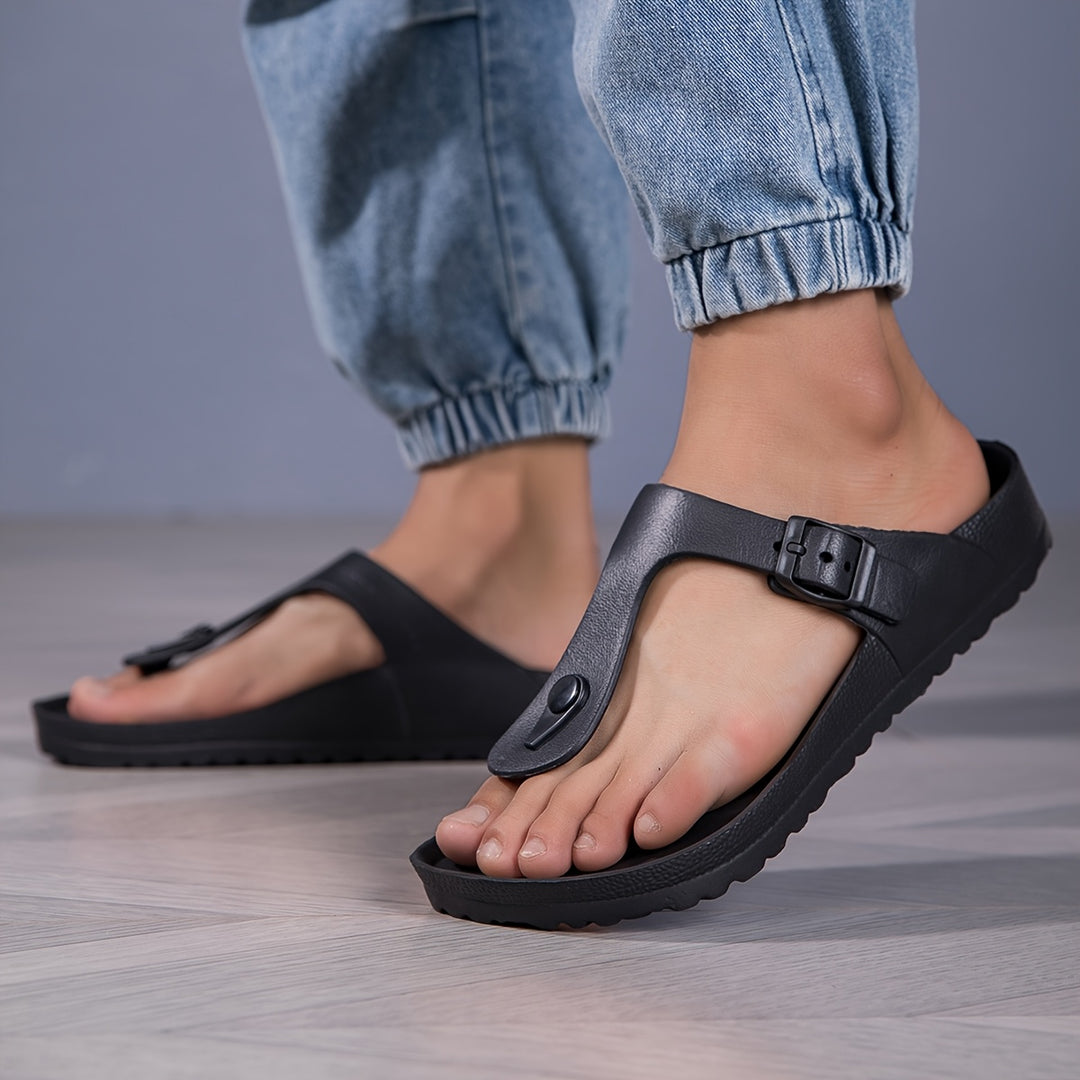 Herren-Sport-Sandalen | Doppelte verstellbare Schnallenriemen | Offene Zehe | Für Strand & Outdoor-Aktivitäten