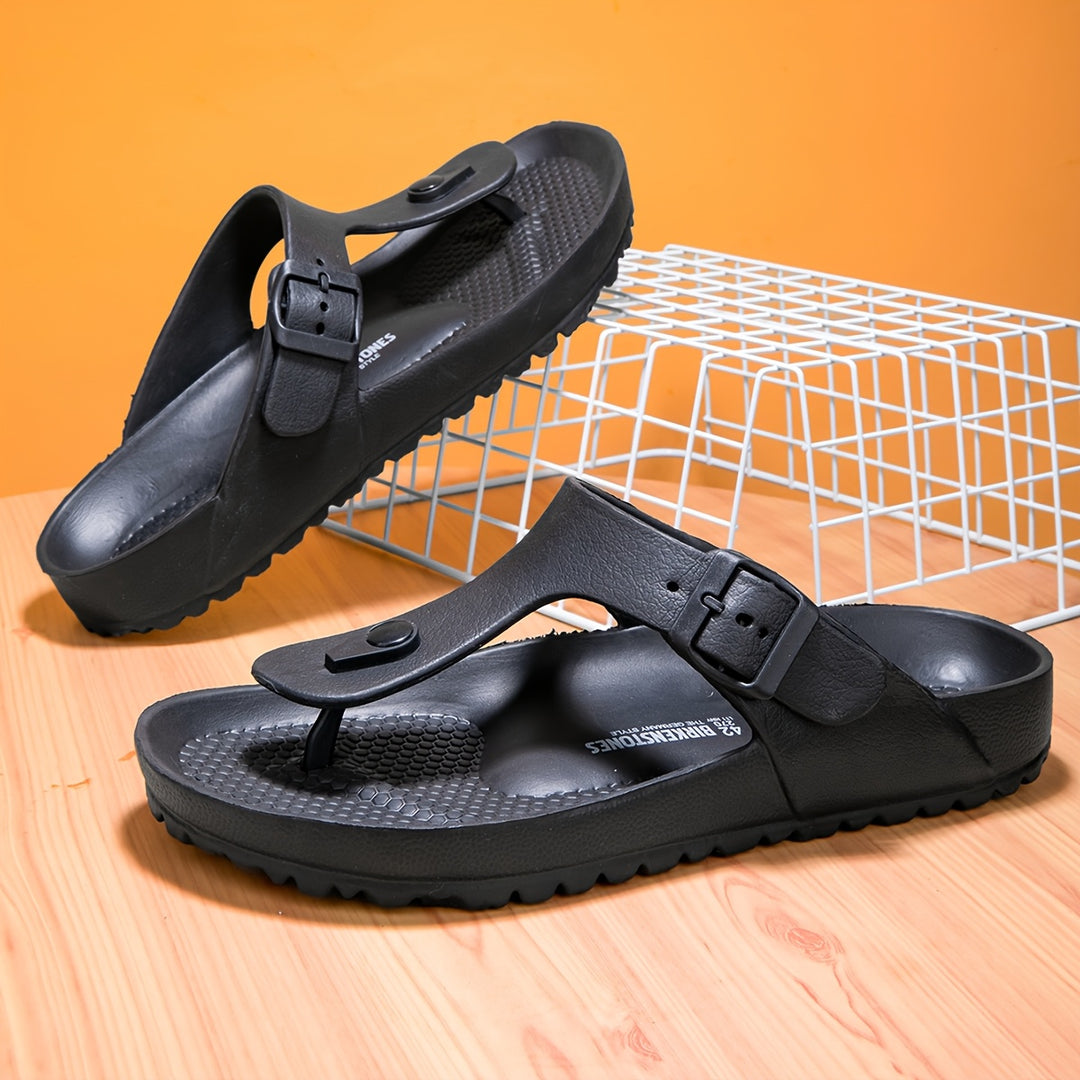 Herren-Sport-Sandalen | Doppelte verstellbare Schnallenriemen | Offene Zehe | Für Strand & Outdoor-Aktivitäten