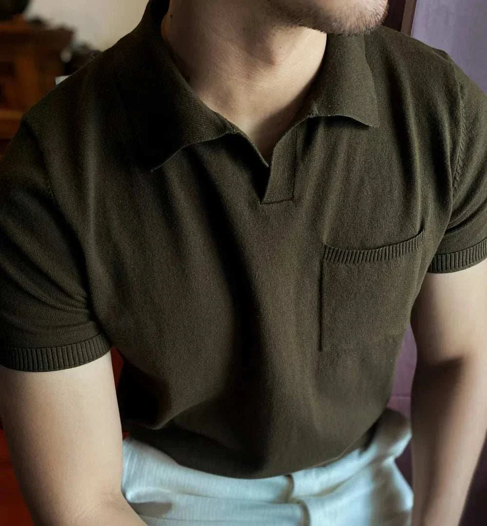 Herren-Polo | Elegantes Retro-Design | Atmungsaktiv & Komfortabel | Alle Jahreszeiten